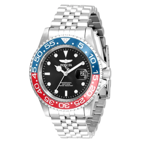 Invicta Men's Pro Diver 40mm Stainless Steel Quartz Watch, Silver (Model: 34102)