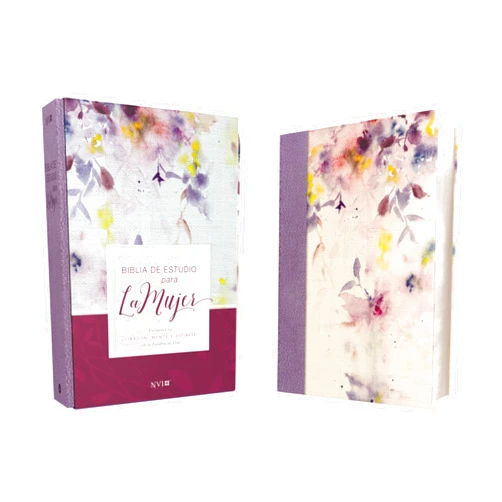 Nueva Versión Internacional NVI, Biblia de Estudio para la Mujer NVI, Leathersoft/Tela Lila, Comfort Print (Spanish Edition)