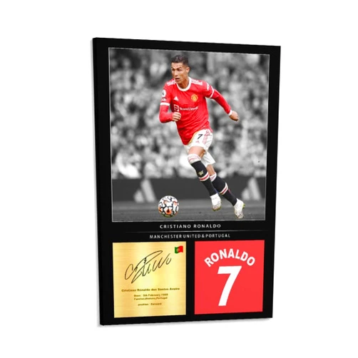 YHSGY ronaldo poster Canvas Unframed 12x18 inches Soccer Star for Boys Bedroom Walls Wall Poster Motivational posters for room aesthetic