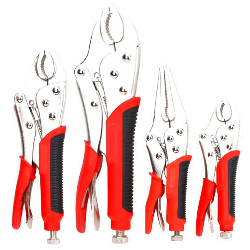 FASTPRO 4-Piece Locking Pliers Set with Heavy Duty Grip, 5