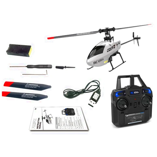 Generic YuXiang C129 V2 4CH Flybarless Micro RC Helicopter w/ 6-Axis Gyro and Altitude Control - RTF (HELIDIRECT)