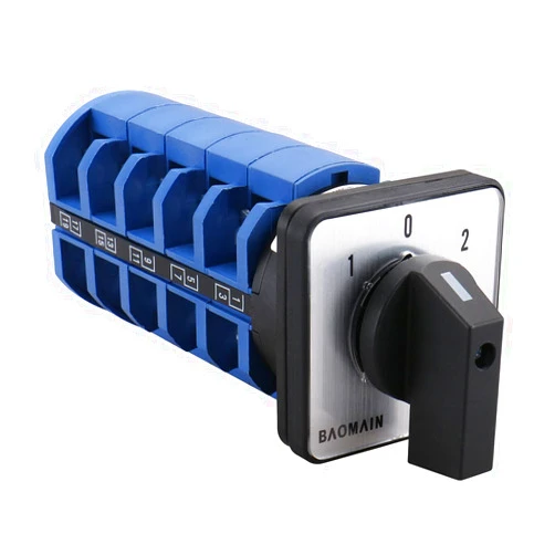 Baomain Universal Rotary Changeover Switch SZW26-63 660V 63A 3 Position 5 Phase SZW26-63/D505.5