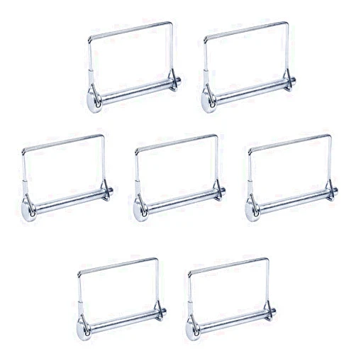 Comonc 7 Pcs 5/16 Trailer Coupler Pin Shaft Locking Pin PTO Pin Assortment Kit for Farm Trailers Wagons Lawn Garden 5/16 