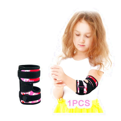 Zelen Thumb Sucking Stop for Kids Thumb Guard Nail Biting Treatment for Kids Toddlers Finger Sucking Stop Biting Nails Prevention Anti Thumb Sucking Child Elbow Immobilizer Brace (1PCS)