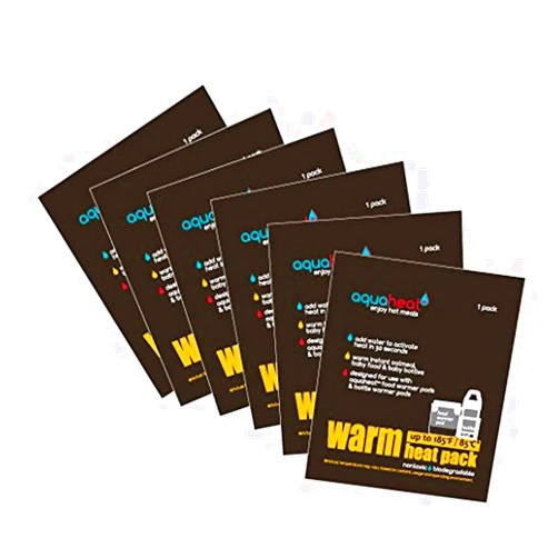 AQUAHEAT Innobaby Aquaheat Warm Packs – Set of 6 – Reaches Temperatures up to 185ºF/85ºC