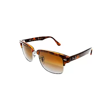 Ray-Ban Clubmaster RB4190-878/M2 Sunglasses Tortoise Frame w/Polarized Brown Lens 52mm