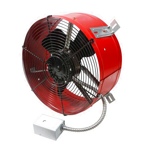 Maxx Air Professional Grade Gable Mount | Power Attic Ventilator, 2.6-Amp 60-Hz Motor and 14-Inch Blade | Quiet Home Attic Fan 1300 CFM | 1,850 SQ. FT. (Red)