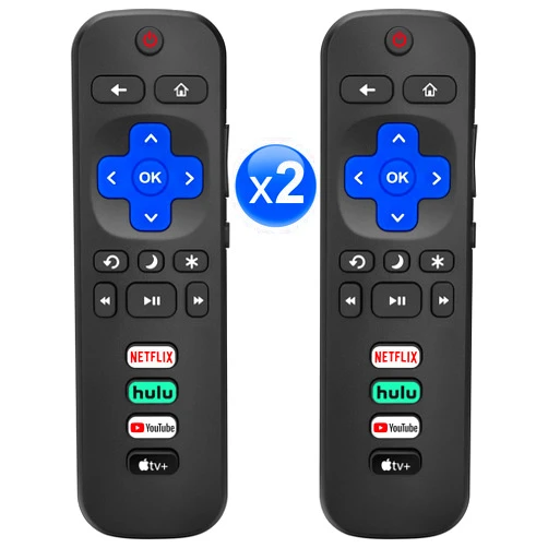 Angrox 【Pack of 2】 for Roku-TV-Remote-Replacement,Universal Control for TCL, ONN, Hisense Roku TVs