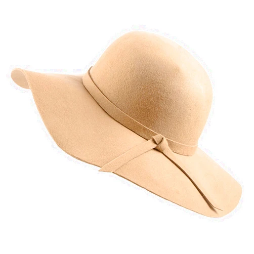 Urban CoCo Women's Foldable Wide Brim Felt Bowler Fedora Floopy Wool Hat