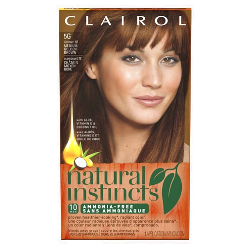 Clairol Natural Instincts 18 Pecan Medium Golden Brown 1 Kit (Pack of 3)
