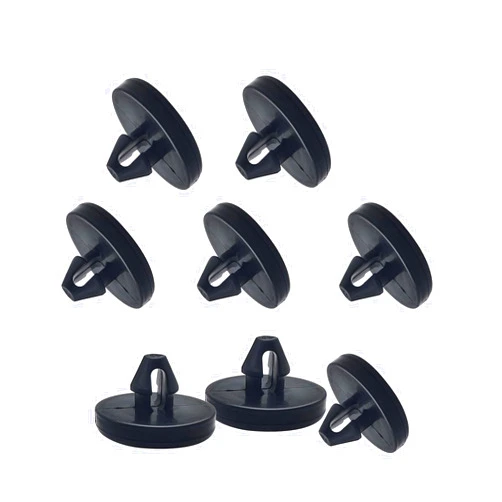 Ajxn 8 PCS Brake Switch Stopper Car Truck Auto Pedal Pad Light Clutch Stopper 90541-06036 (Black)