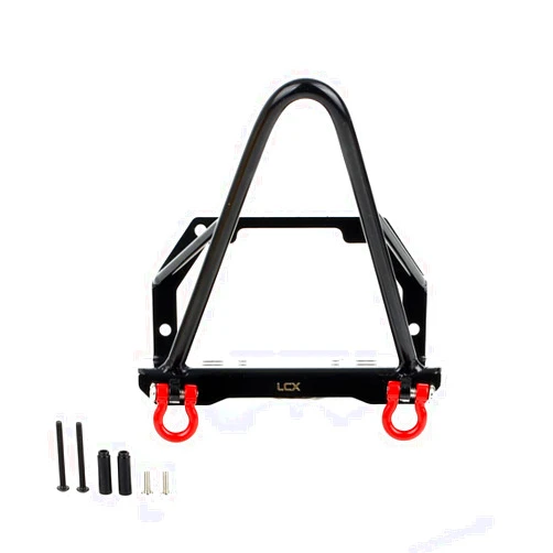 LCX Racing 1/10th RC Crawler Car Metal Front Bumper for RC Car Axial Wraith 90018 90020 90031, Upgrades Parts Accessories