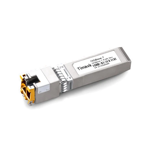 Timaxk 10GBase-T SFP+ to RJ-45 Transceiver, 10Gbe SFP+ Copper Ethernet Module, up to 30 Meters, Compatible with Cisco, Ubiquiti, Mikrotik, D-Link, Netgear, Qnap, Linksys and More