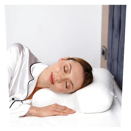 CASAROL Dual Side Beauty Pillow. 2 in 1 Anti Aging and Anti Wrinkle and Face Pillow. Memory Foam for Neck and Shoulder Pain. Cervical Support. for Back and Side Sleepers. (BP)