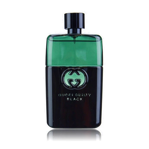 Gucci Eau de Toilette Spray for Men, Guilty Black Pour Homme, 1.6 Ounce