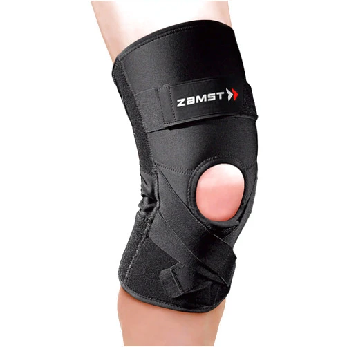 Zamst ZK-Protect Sports Knee Brace With Flexible Resin Stays Protecting the Knee Ligaments For Sprains of the ACL, MCL, LCL-for Basketball, Volleyball, Football, Soccer,Skiing (Medium)