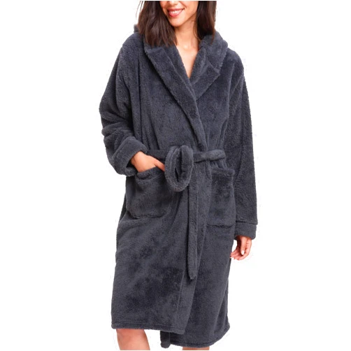 Mad Dog Concepts Mad Dog Fleece Sherpa Robes for Women Soft and Comfy Hooded Bathrobe - Fluffy Long Women's Rob