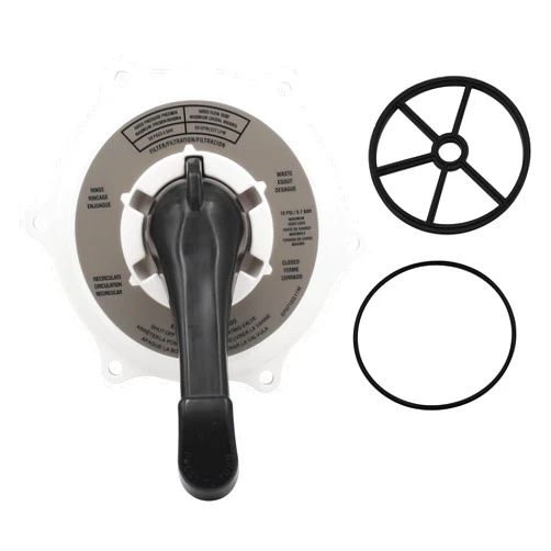 BTLXU SPX0710XBA Key Cover and Handle Assembly Replacement for Hayward SP0710, SP0710X, SP0711, SP0712 multiport Valve,with Gasket and O-Ring White.
