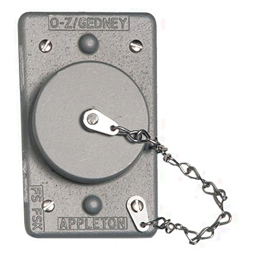 APPLETON FSK515 FS Cover W/Receptacle and Cap WP
