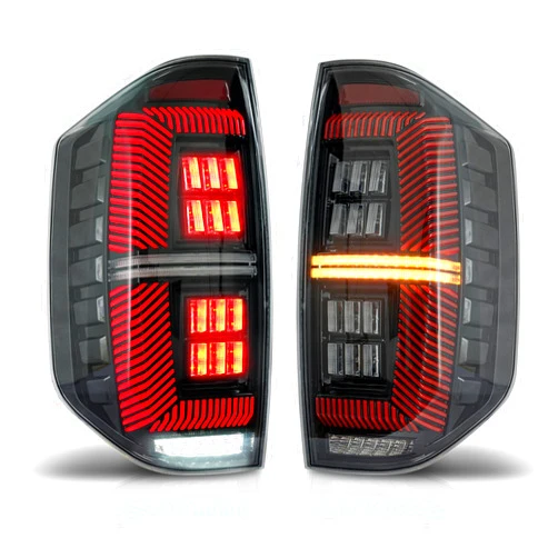 Archaic LED Tail Lights Compatible with 2014-2021 Toyota Tundra Pickup【SR, SR5, Limited, Platinum, 1794,TRD Pro】,Tail Light Assembly with Startup animation & Sequential Turn Signal