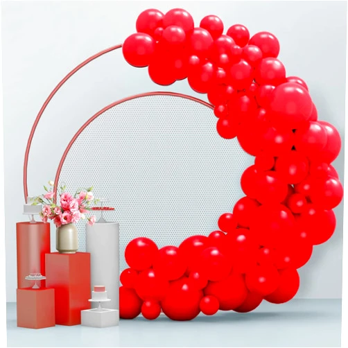 Fewoni Red Balloons,75Pack 12/10/5 inch Different Sizes Red Balloon Garland Arch Kit for Wedding Graduation Anniversary Birthday Party Decorations