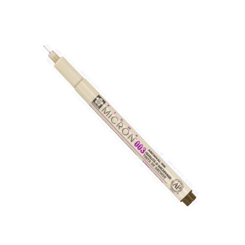 SAKURA Pigma Micron Drawing Pen - Sepia - 003 (0.15mm)