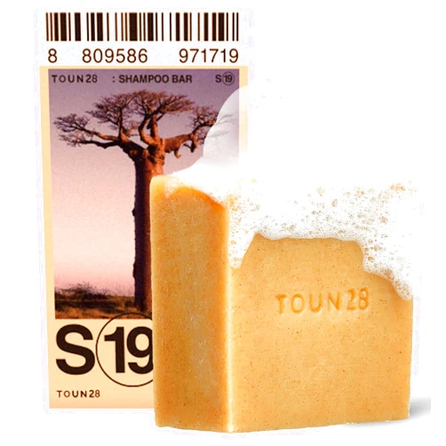 TOUN28 Hair Shampoo Bar for Dry & Damaged Hair – Biotin & Collagen for Repair & Strengthening, Vegan, Floral Scent, 100g | Korean Haircare