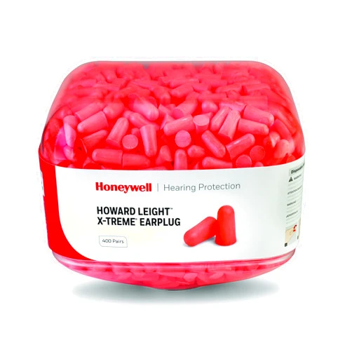 Howard Leight Honeywell Howard Leight HL400LPFREFILL X-Treme Earplug Dispenser Refill, 400 Pairs, Orange