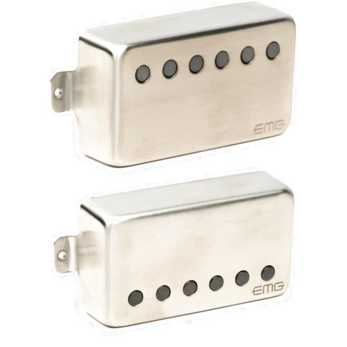 EMG 57/66 Pickup Set - Brushed Chrome