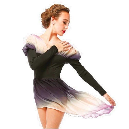 Alexandra Collection Ombre Lyrical Belle Dance Dress | Just for Kix | Dance Costumes for Women