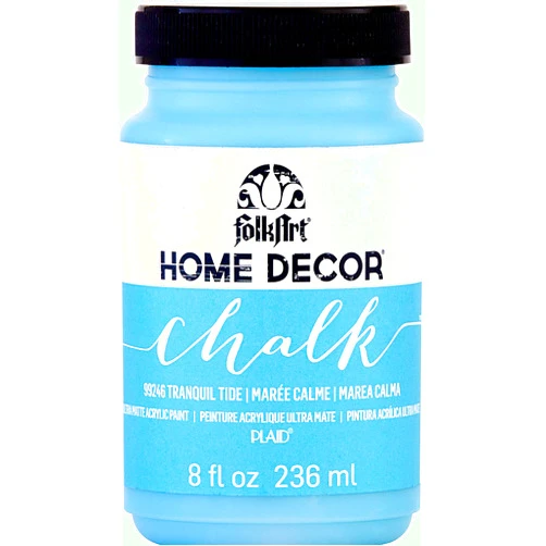 FolkArt Home Decor Chalk Acrylic Paint, 8 oz, Tranquil Tide