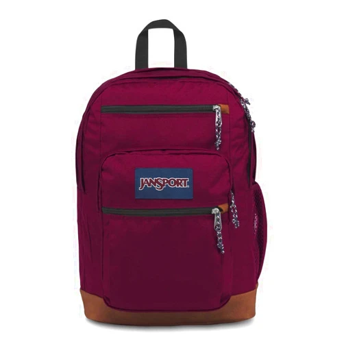JanSport Cool Backpack, with 15-inch Laptop Sleeve - Large Computer Bag Rucksack with 2 Compartments, Ergonomic Straps, Russet Red