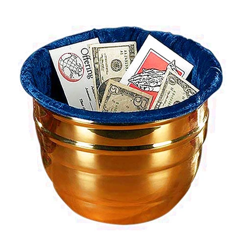 Autom Large Offering Pot with Blue Liner