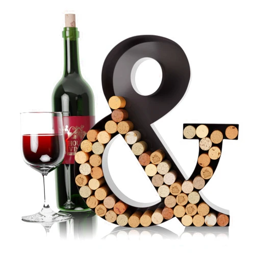 HOUSE VINES WWW.HOUSEVINES.COM Wine Letter Cork Holder Art Wall Décor ~ Metal Letter Wine Cork Holder Monogram ~ Individual Wine Letter Cork Holders A Thru Z ~ Gifts for Wine Lovers ~ by HouseVines (&)