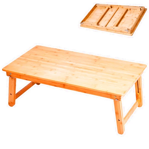 Koyasiry Bamboo Coffee Table Foldable,Low Floor Table Dining Table Collapsible Oriental Folding Table for Living Room Small Spaces Picnic Table Ground Portable Table,Floor Desk for Adults,33.5x17.7in