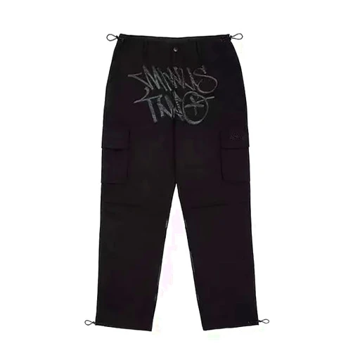 Tcpbgcd Minus Two Retro Baggy Pants Jeans Cargos Wide Legs High Waist Hip Hop Loose Joggers Trousers Streetwear