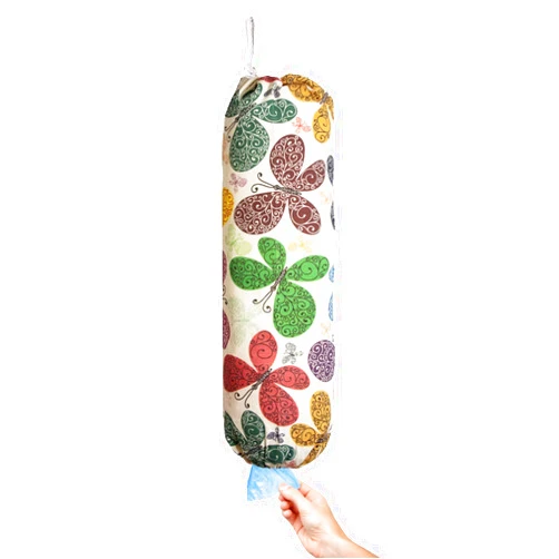 TOGETRUE Plastic Bag Holder, Wall Mount Plastic Bag Organizer Dispenser, Heavy Duty Grocery Bag Storage Holder for Home Kitchen Camper