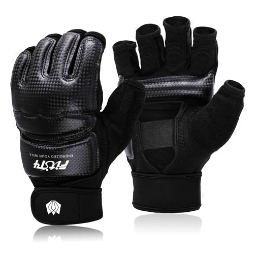 FitsT4 Sports Half Mitts MMA UFC Training Boxing Punch Bag Martial Arts Gloves