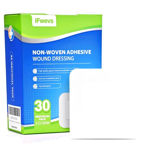 IFwevs 30 Count Bordered Gauze Island Dressing - 4
