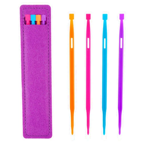 Prasacco That Purple Thang for Sewing, Purple Thangs with Felt Storage Pouches Multifunctional Purple Thang Sewing Sewing Accessories and Supplies for Sewing Craft Projects Use