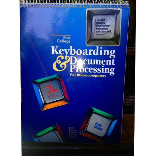 Charles H. Duncan,Susie H. Vanhuss,S. Elvon Warner College Keyboarding: Introductory Course With Wordperfect 5.1