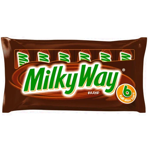 Milky Way, Milk Chocolate Singles Size Candy Bars, 11.04 oz