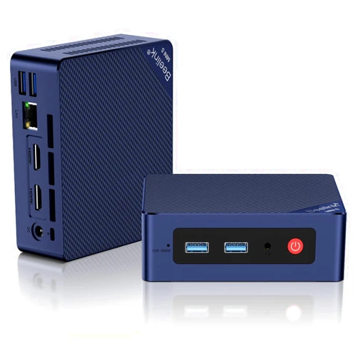 Beelink Mini S12 Pro Mini PC, 12th Intel Alder Lake-N100 (up to 3.4GHz, TDP 6W), 8GB DDR4 RAM 256GB M.2SSD, Mini Computer Support 4K@60Hz Dual Display/WiFi 6/BT 5.2/USB 3.2/HTPC/Family-NAS