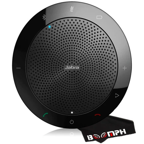 Jabra Speak 510 UC - Portable USB & Bluetooth Conference Speakerphone | Crystal Clear Sound for Meetings Anywhere | Zoom & Google Meet Certified | Optimized for Unified Communications