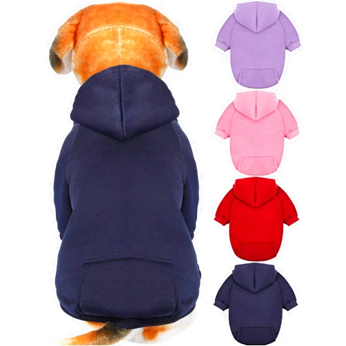 Syhood 4-Piece Small Dog Sweater Set - Dog Hoodie Clothes with Hat for Small Dogs, Chihuahua, Winter Warm Hoodies & Coat Sweater Shirt(M)