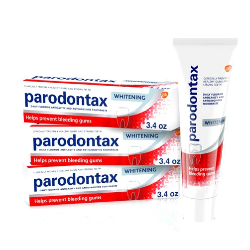 Parodontax Teeth Whitening Toothpaste To Help Bleeding Gums, Gum Toothpaste For Gum Health, 3.4 Oz x 3