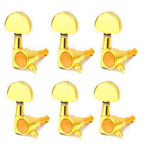 ZYZYZY Tuner Machine Head 6pcs/Lots Chrome Black Gold Guitar String Tuning Pegs Keys Tuners Machine Heads for Acoustic Electric Guitar (Color : Gold 6R)