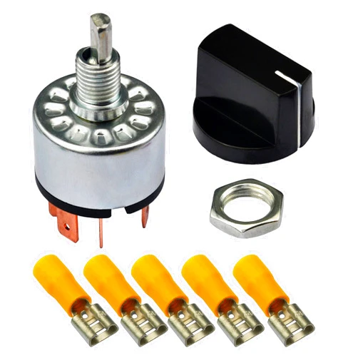 OONO Rotary Switch 4-Position 3-Speed 16A-125V 12A-250V Fan Heater Speed Selector