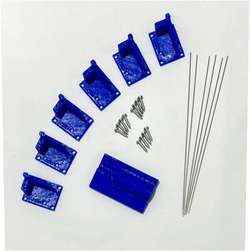 V AquaVista Aquatics Micro Servo Actuator Bracket Kit for Model Railroad Train Turnout Operation