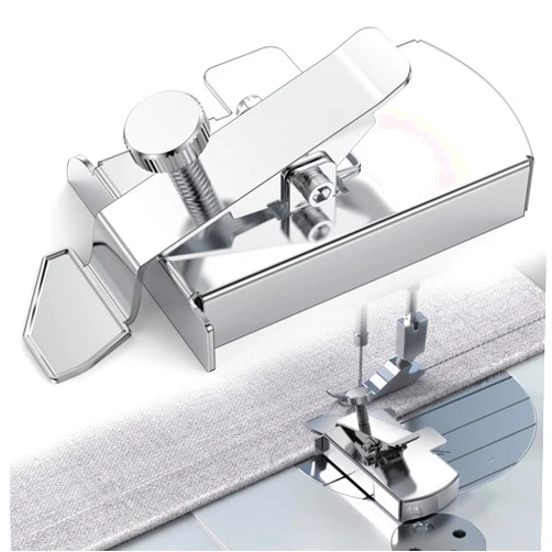 MrCrafts Magnetic Seam Guide for Sewing Machine, Magnetic Seam Guide with Clip, Sewing Supplies Accessories, Hemmer Guide Sewing Ruler, Magnet Hem Guide for Sewing Machine, Sewing Products & Tools